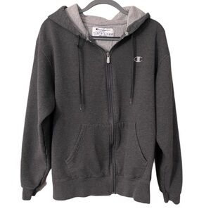 Champion Men's Eco Full-Zip Hoodie in Size L